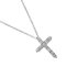 Small Cross Necklace in Platinum & Diamond from Tiffany & Co. 1