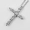 Small Cross Necklace in Platinum & Diamond from Tiffany & Co. 4