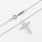 Small Cross Necklace in Platinum & Diamond from Tiffany & Co. 7
