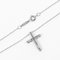Small Cross Necklace in Platinum & Diamond from Tiffany & Co. 6