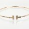 T-Wire Narrow Bracelet SM Model in Pink Gold from Tiffany & Co. 5