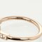 Vintage T-Wire Ring in K18 Pg Pink Gold with 12p Diamond from Tiffany & Co. 4