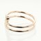 Hoop Three-Row Ring in K18 Pg Pink Gold with 2p Diamond from Tiffany & Co. 6