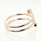 Hoop Three-Row Ring in K18 Pg Pink Gold with 2p Diamond from Tiffany & Co. 7