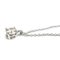 Platin Solitaire Halskette mit Diamant von Tiffany & Co. 2