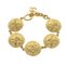 Goldfarbenes Coco Mark Armband von Chanel 13