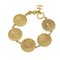 Goldfarbenes Coco Mark Armband von Chanel 2