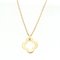 Byzantine Alhambra Pendant Necklace in Yellow Gold from Van Cleef & Arpels 2