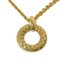 Necklace with Circle Pendant in Plated Gold from Yves Saint Laurent 2