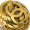 Goldfarbene Knopfohrringe von Chanel, 2 . Set 2