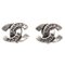 CC Earrings in Silver from Chanel, Set of 2 1