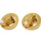 CC Turnlock Button Earrings in Gold from Chanel, Set of 2 3