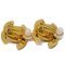CC Turnlock Earrings in Gold from Chanel, Set of 2 3