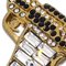 Gun Brosche Pin mit Strass und Künstlicher Perle von Chanel 2
