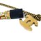 Collar con colgante de cadena de lápiz labial con diamantes de imitación en dorado de Chanel, Imagen 3