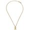 Mini CC Chain Pendant Necklace in Gold from Chanel 2
