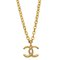 Mini CC Chain Pendant Necklace in Gold from Chanel, Image 1