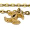 Collar pequeño con colgante de cadena CC en dorado de Chanel, Imagen 3