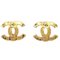 Piercing Earrings in Gold from Chanel, Set of 2 1