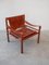 Sirocco Leather Lounge Chairs by Arne Norell, 1964, Set of 2 5