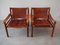 Sirocco Leather Lounge Chairs by Arne Norell, 1964, Set of 2 18