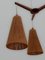 Teak and Jute Cord Pendant Cascade Lamp from Temde, 1960s 10