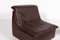 Vintage Italian Brown Leather Lounge Chairs, 1980s, Set of 2 7