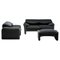 Maralunga 675 Sofa, Armchair and Ottoman by Vico Magistretti for Cassina, 1990s, Set of 3 1