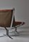 Scandinavian Modern Falcon Lounge Chair & Ottoman attributed to Sigurd Ressell for Vatne Møbler, 1970s, Set of 2 8