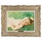 Philippe Zacharie, Nude Study, Oil on Canvas, Framed 1
