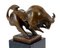 Bronze Sculpture of a Bull in Motion, 20th Century, Image 6