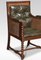 Oak Bergere Library Chairs, 1890s, Set of 2 2