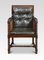 Oak Bergere Library Chairs, 1890s, Set of 2 3