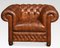 Leather Chesterfield Club Chairs, 1890s, Set of 2 3