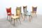 Mid-Century Multi-Colored Dining Chairs by Carlo Ratti, 1950s, Set of 6, Image 2