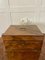 Antique Victorian Figured Walnut Sewing Box, 1860s 1
