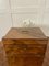 Caja de costura victoriana antigua de nogal, década de 1860, Imagen 2