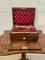 Caja de costura victoriana antigua de nogal, década de 1860, Imagen 9