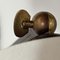 Articulating and Extendable Wall Light in Bronzed Brass, 1950s 15