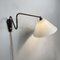 Articulating and Extendable Wall Light in Bronzed Brass, 1950s 6