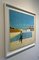 Dan Parry-Jones, Beach Pool, Acrylic and Mixed Media on Board, 2024, Framed 5