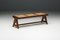 Teak Bench Pj-Si-33b attributed to Pierre Jeanneret, India, 1957 8