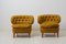 Scandinavian Lounge Chairs by Otto Schulz, 1890s, Set of 2 3
