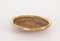 French Riviera Vide-Poche Bowl Tray in Woven Rattan and Brass, 1970s, Image 10