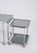 Mid-Century Italian Chrome and Smoked Glass Nesting Tables, 1970s, Set of 3 7