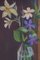 Bodegón de narcisos y bígaros, óleo sobre lienzo, enmarcado, Imagen 8