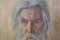 Porträt eines bärtigen älteren Mannes, Öl auf Leinwand, gerahmt 4