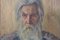 Porträt eines bärtigen älteren Mannes, Öl auf Leinwand, gerahmt 3