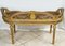 Antique Napoleon III Bench in Gilded and Painted Wood, France, Early 20th Century 6