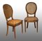 Antique French Napoleon III Medallion Chairs in Walnut, Set of 6 1
